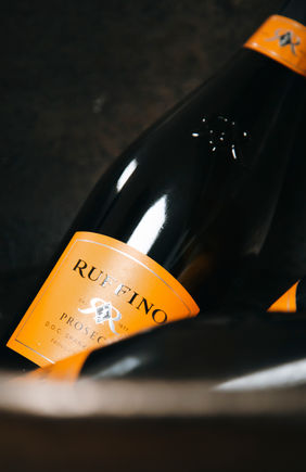 Bottle of Ruffino Prosecco.