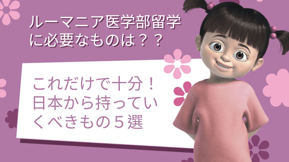 ルーマニア医学部留学！リュック一つで十分！？持っていくべきもの５選！