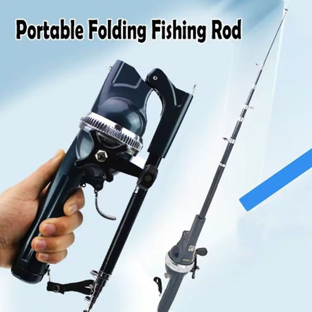 CompactCast Mini Telescopic Fishing Rod & Reel Combo