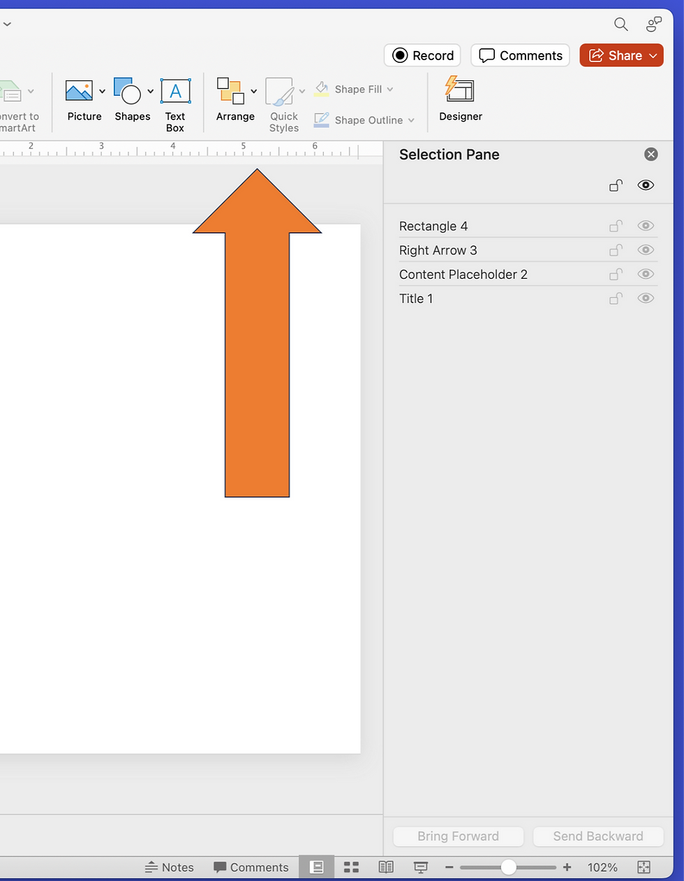 PowerPoint 101 The Selection Pane VerdanaBold