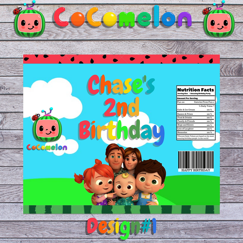 Thumbnail: Cocomelon Inspired Chip Bag & More