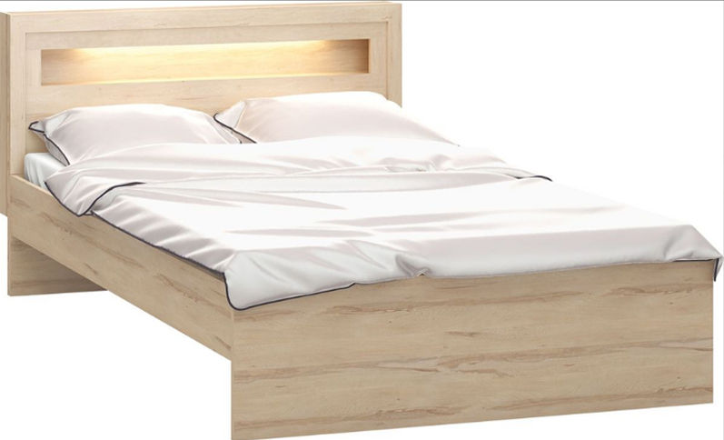 Thumbnail: Florence bed 160 CM with light