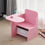 Thumbnail: Pink Kids Chair with Hand
