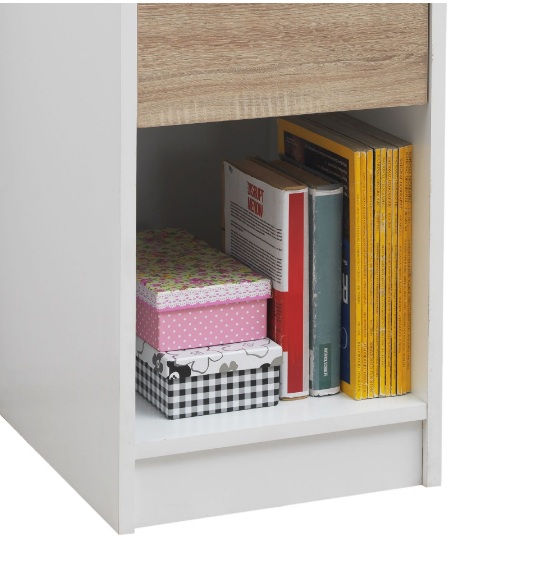 Thumbnail: 100 cm Modern desk with 2 drawers