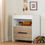 Thumbnail: 80 Changing Table with 2 drawers
