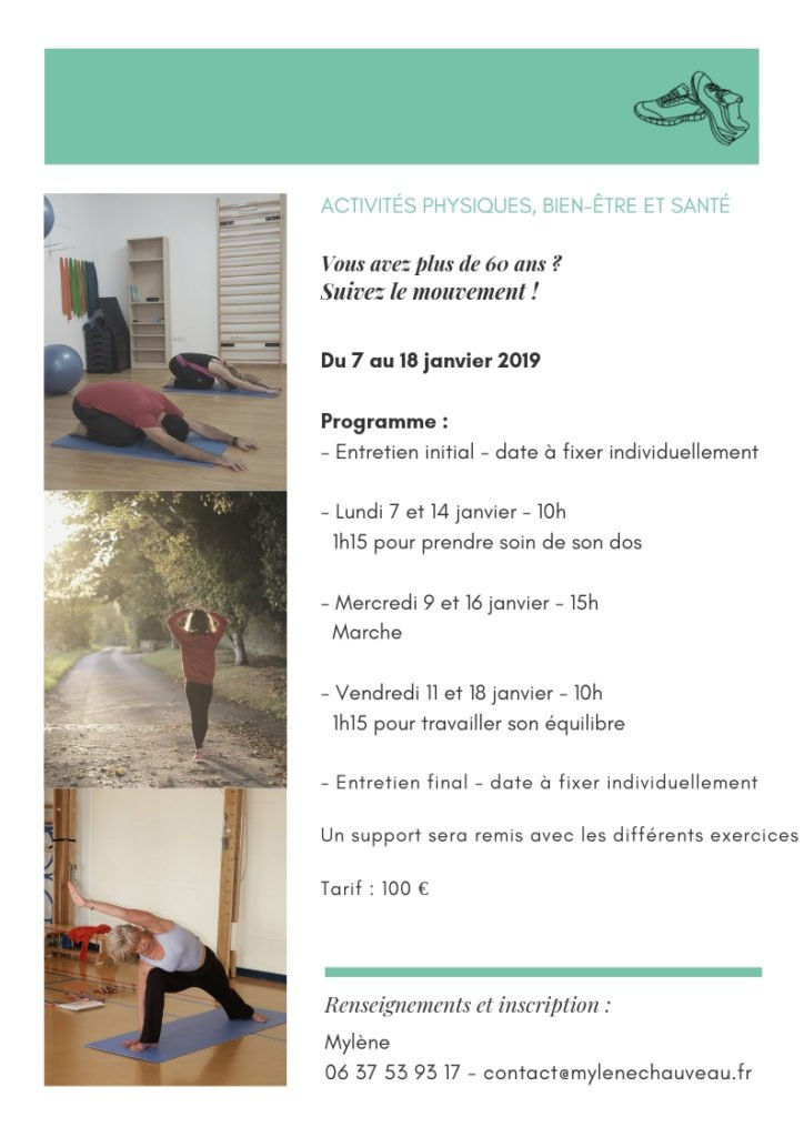 Programme stage seniors activités physiques adaptées