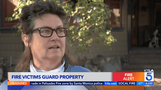 Armed L.A. Residents Defy Evacuation Orders to Defend Homes from Wildfire Looters