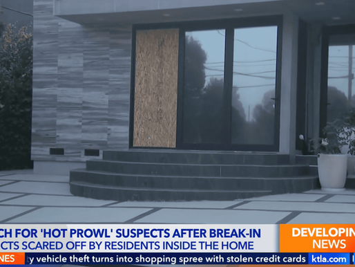 Window Smashed with Crowbar During Brentwood Home Invasion Attempt While Residents Were Inside