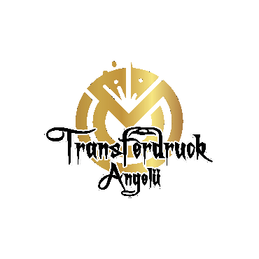 logo transferdruck angelü en moviniento gif