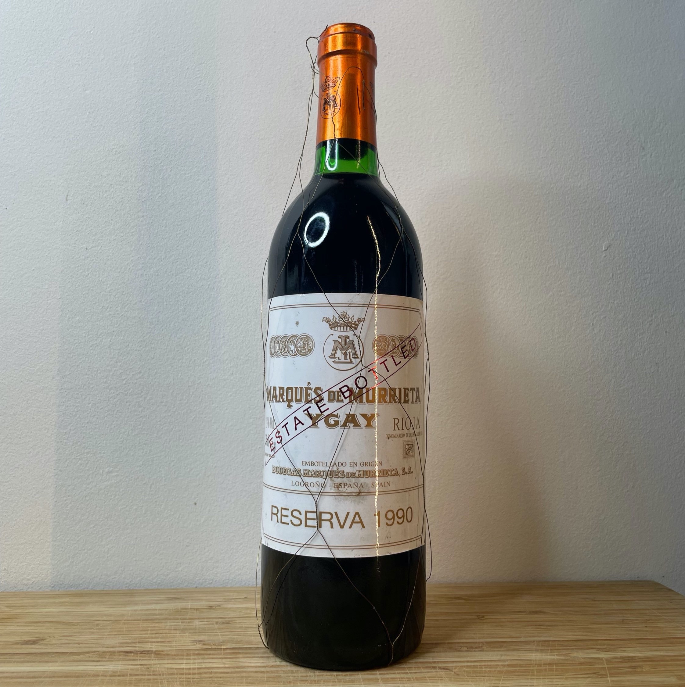 Marquis de Murrieta - Reserva - 1990