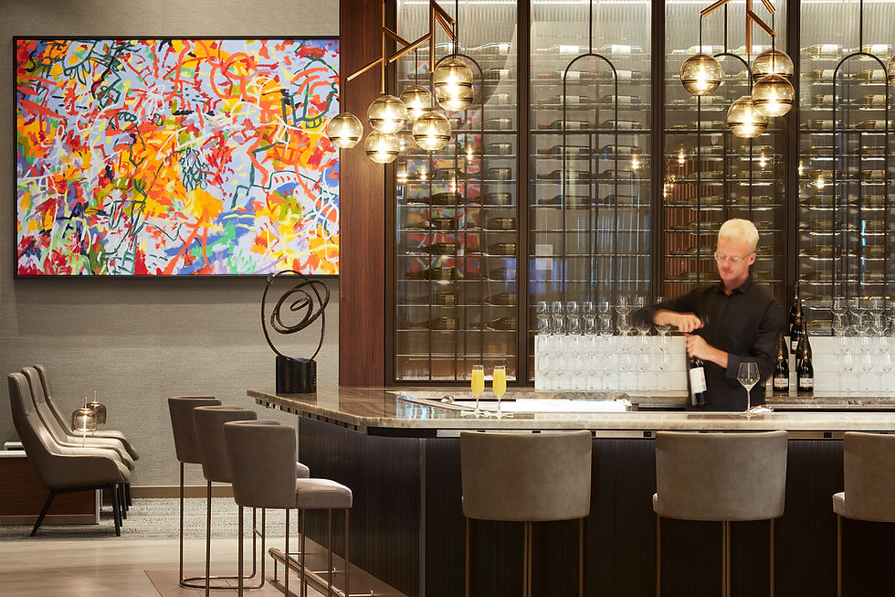 refined atmosphere for key transit hubs