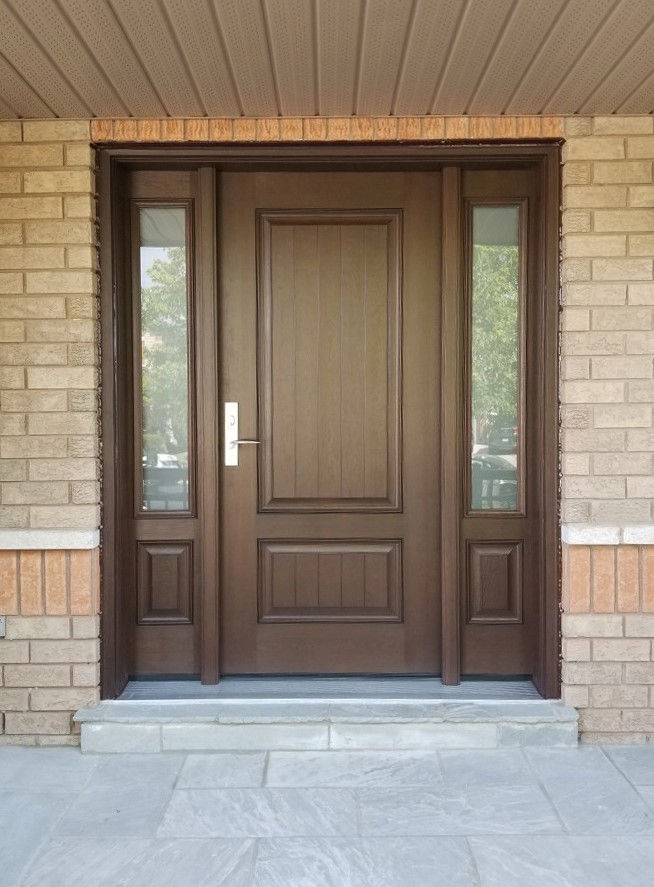 WoodGrain Fiberglass Door