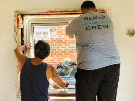 Certified installation team from GEM Windows & Doors