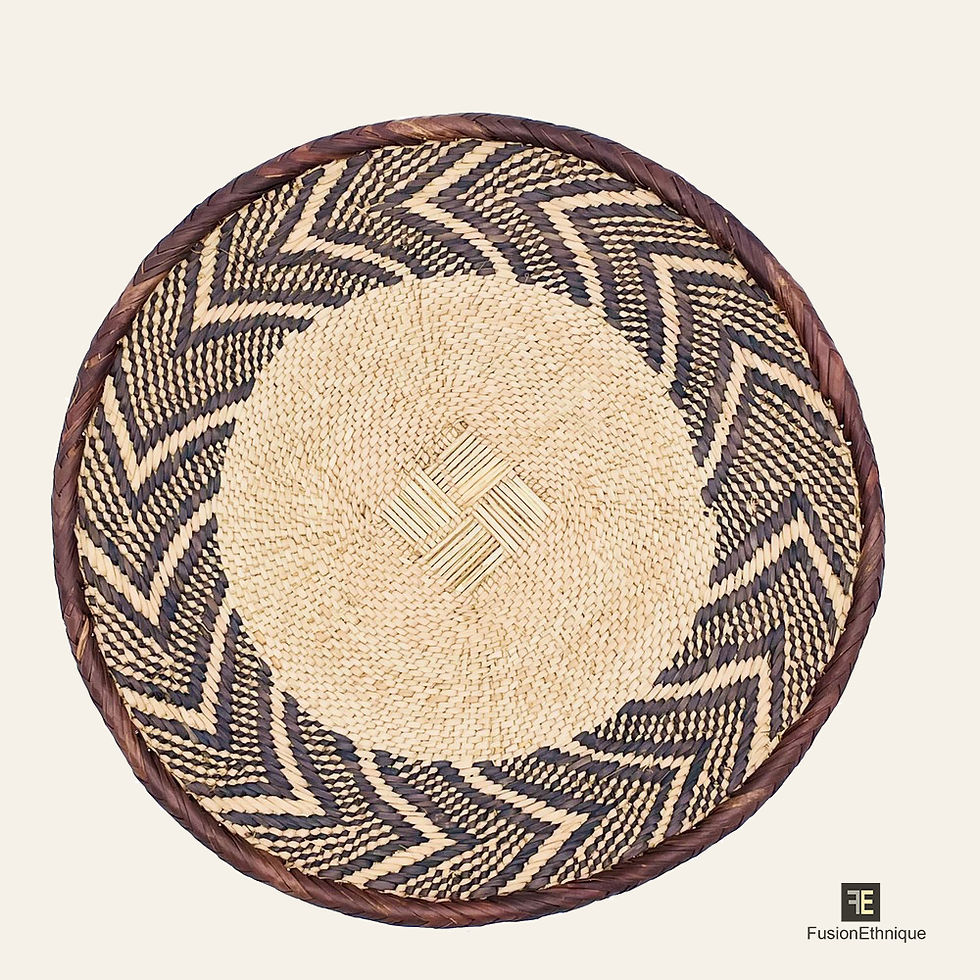 Décoration murale ethnique africaine panier Binga