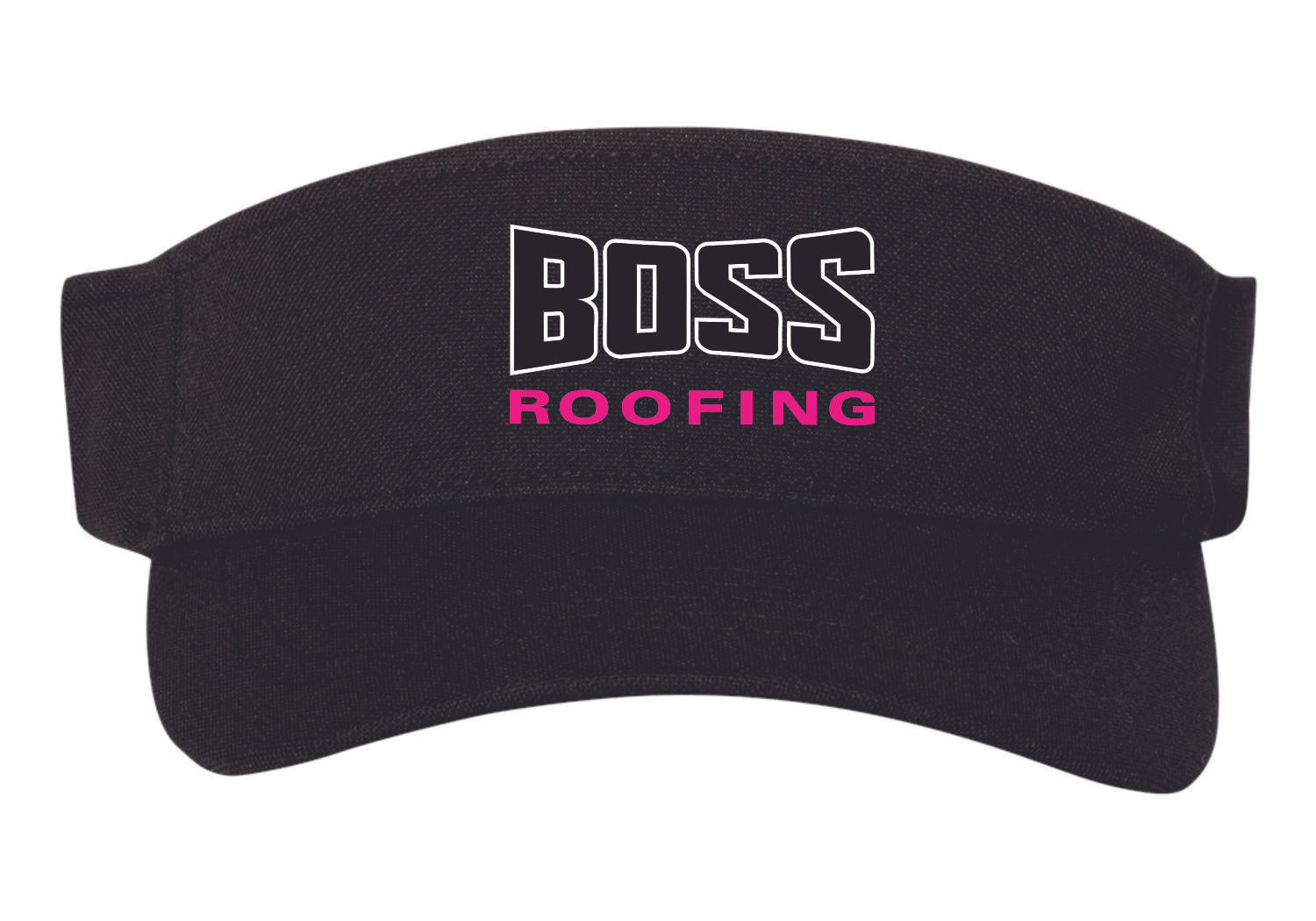 BOSS Flexfit 110 visor embroidered pink logo