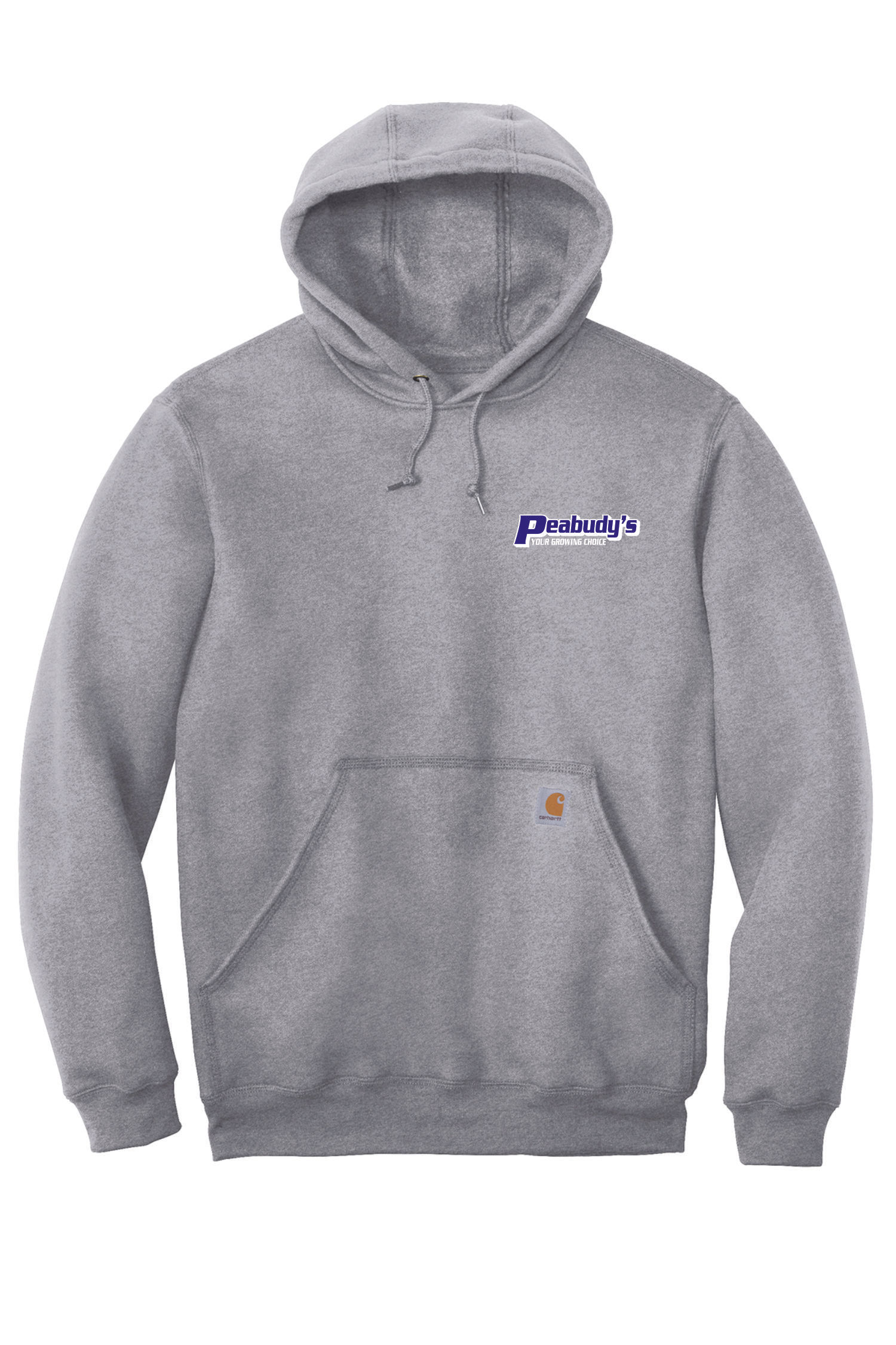 PEABUDY'S Carhartt embroidered pullover hoodie full back