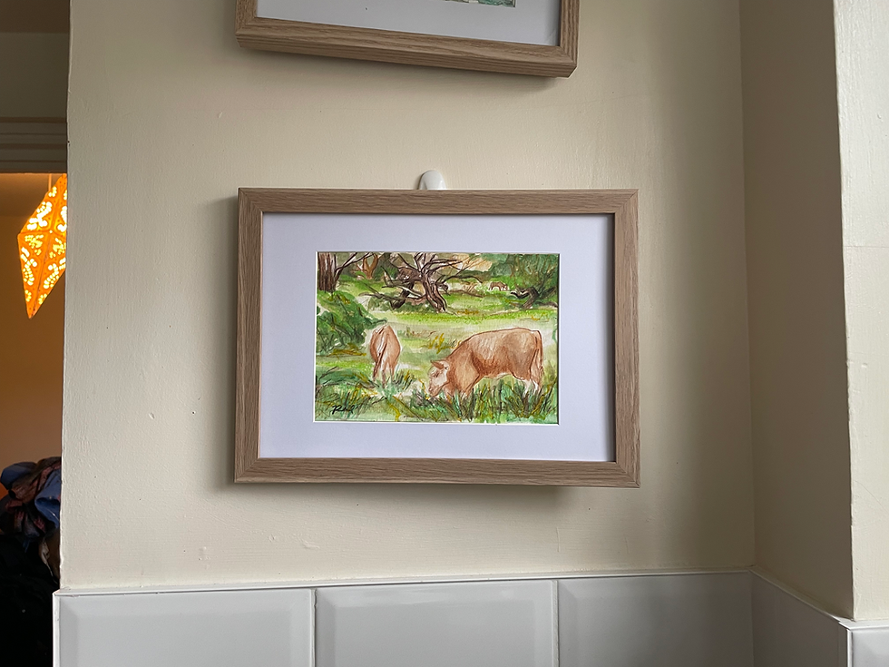 Thumbnail: Autumn Cows Grazing