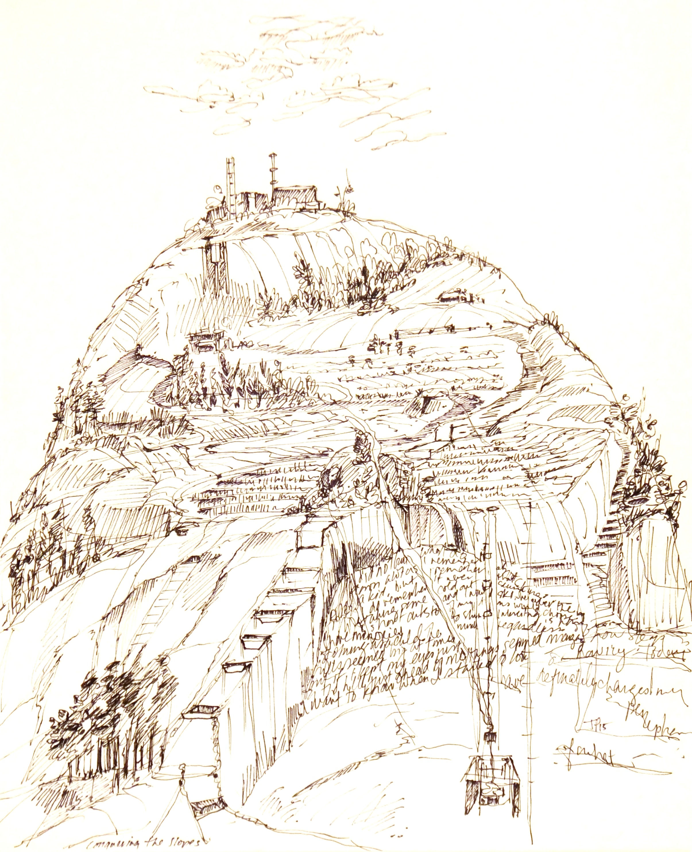 HILL SERIES (DRAWINGS UNFRAMED)