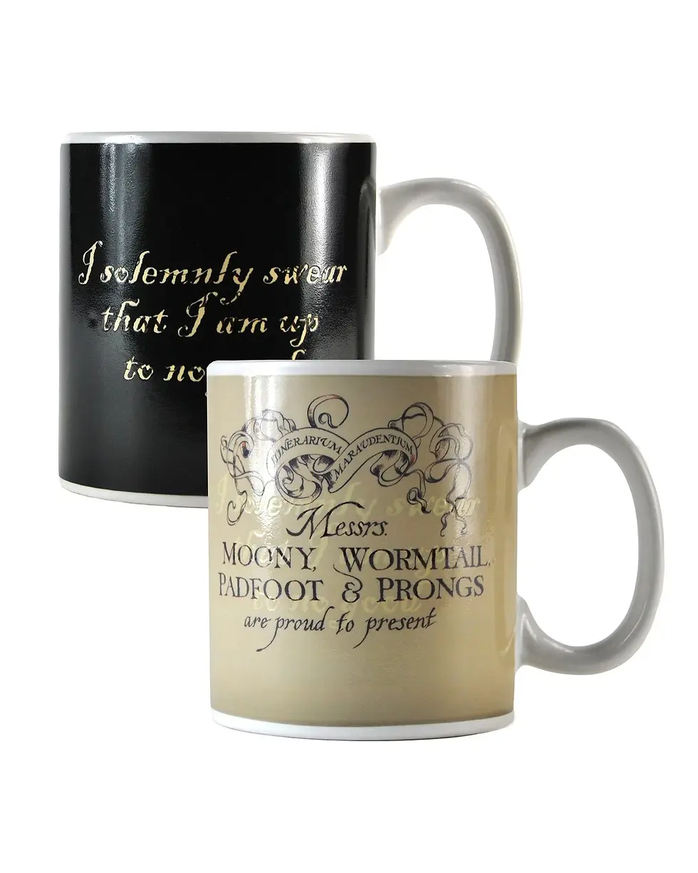 Harry Potter Marauder's Map Heat Change Mug
