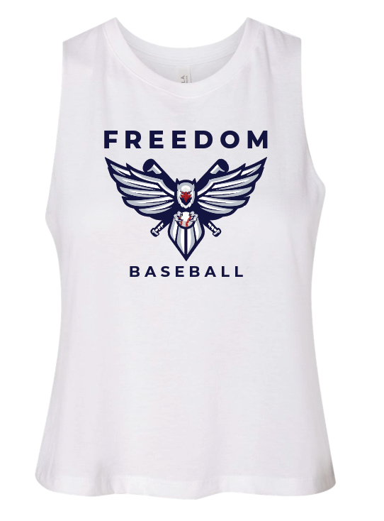Thumbnail: Freedom Baseball Racerback Crop Tank