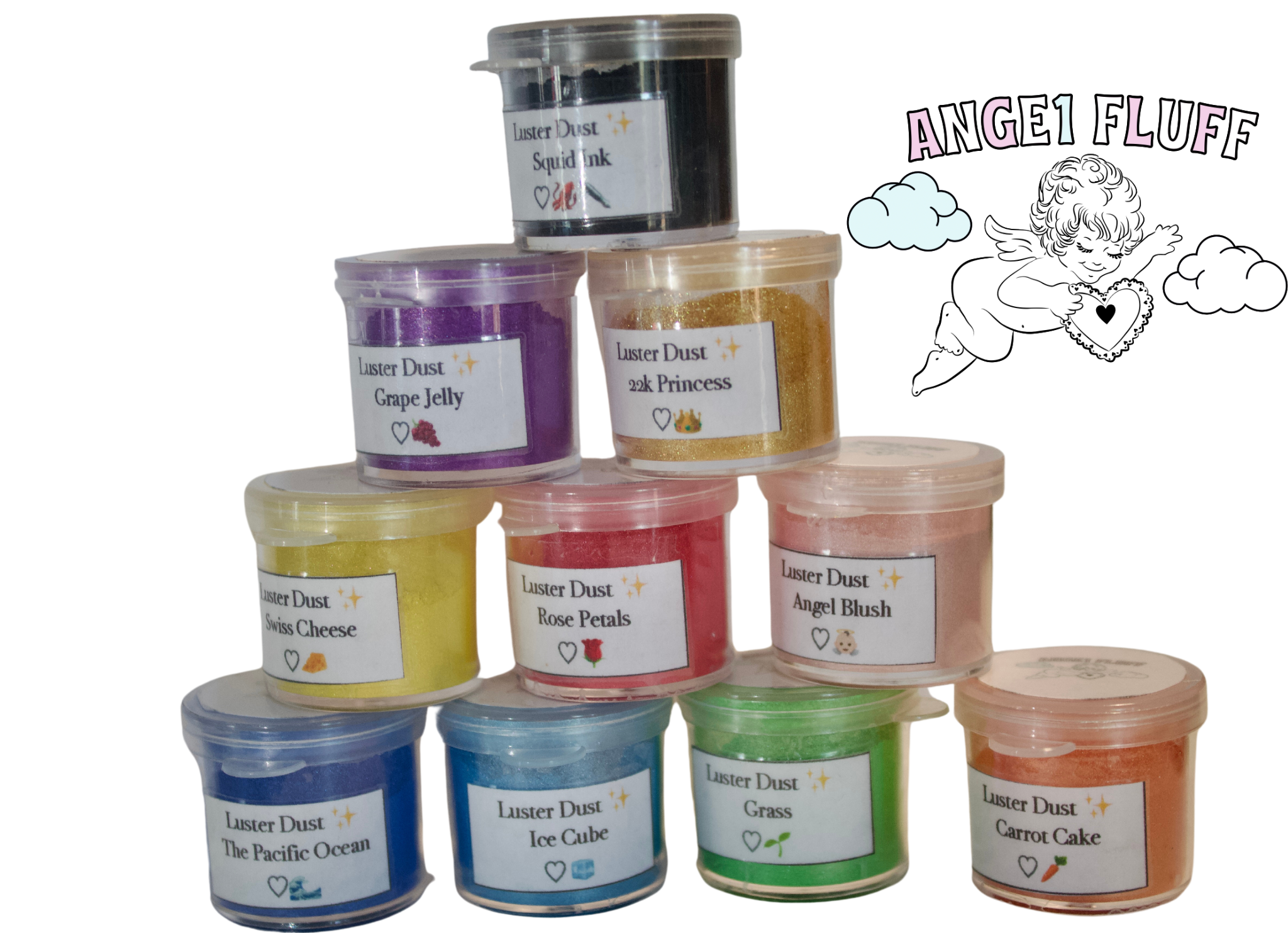 Edible Luster Dust for Gumpaste, Royal Icing, Fondant, Drinks, Airbrushing, Cake