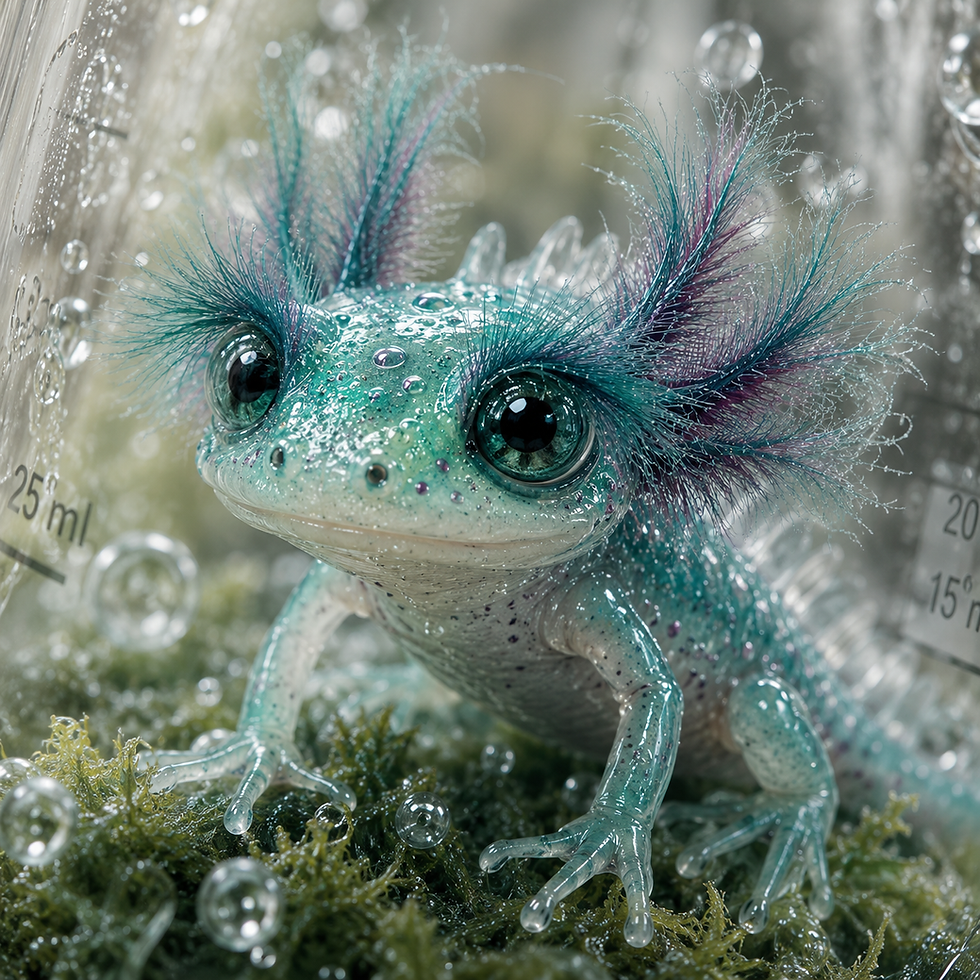 Thumbnail: AF-V26 — Glass Newt Fluffmink™ Fiber Lashes