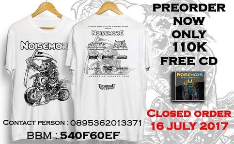 PRE ORDER T-SHIRT NOISEMORE #2