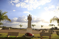 São Francisco de Assis - Imagem na Praça Renascidos em Pentecostes