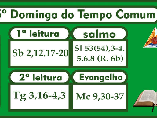 25º Domingo do Tempo Comum