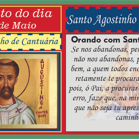 Santo Agostinho de Cantuária, monge e missionário