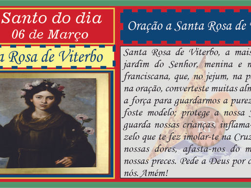Santa Rosa de Viterbo, a jovem padroeira dos exilados