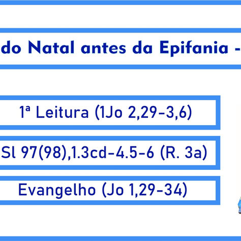 Tempo do Natal antes da Epifania Sexta-feira