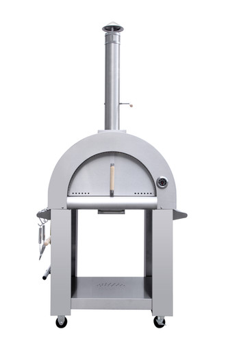 Kokomo 32” Wood Fired Stainless Steel Pizza Oven | KoKoMo Grills