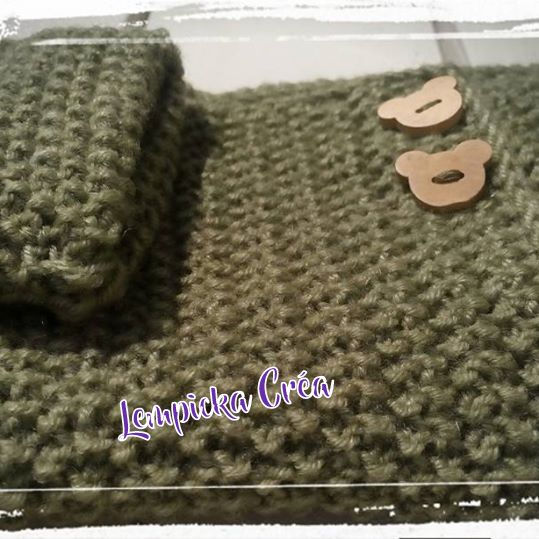 Miniature : Veste "Ourson" Kaki