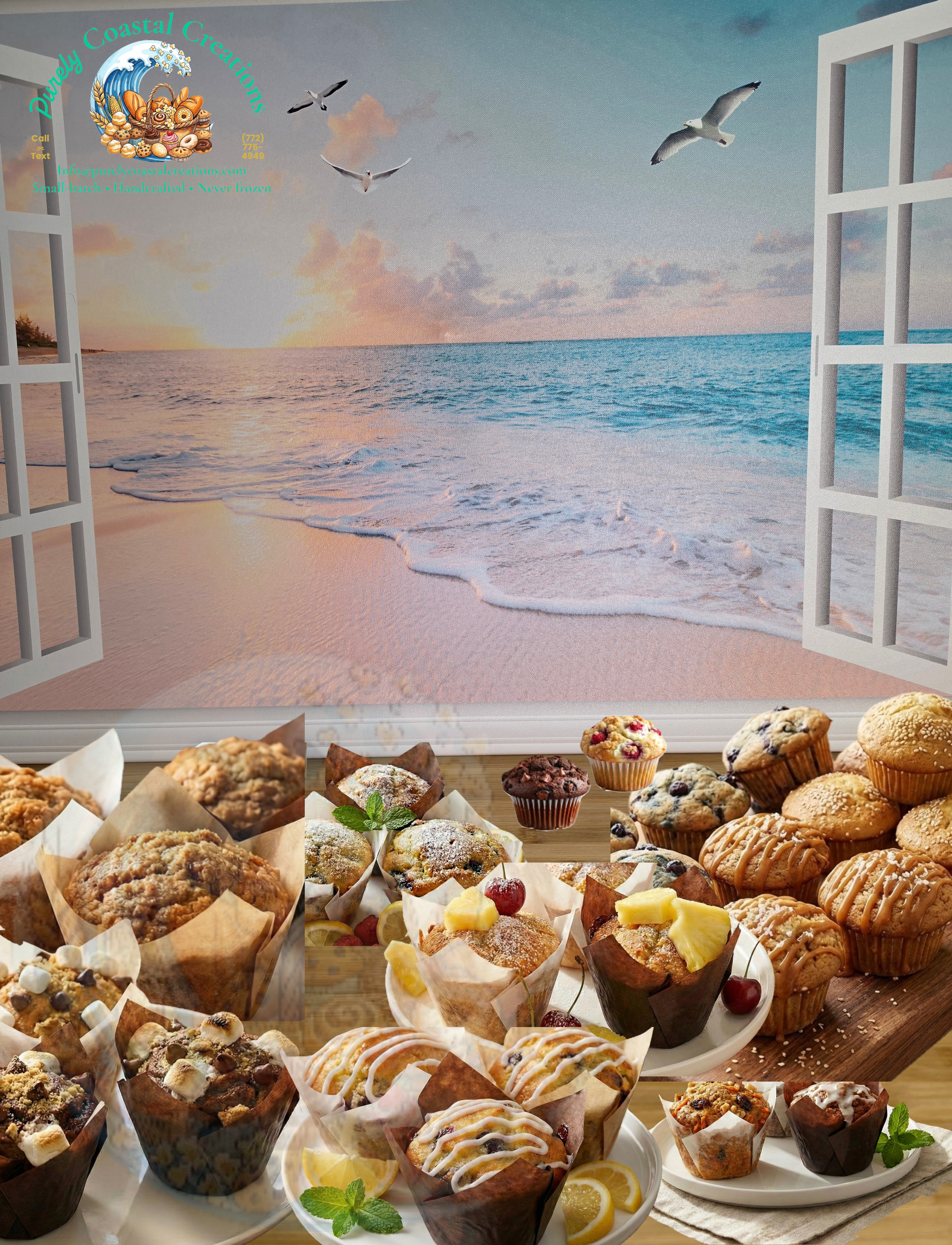 Muffins - Purely Coastal Creations - Port St. Lucie FL