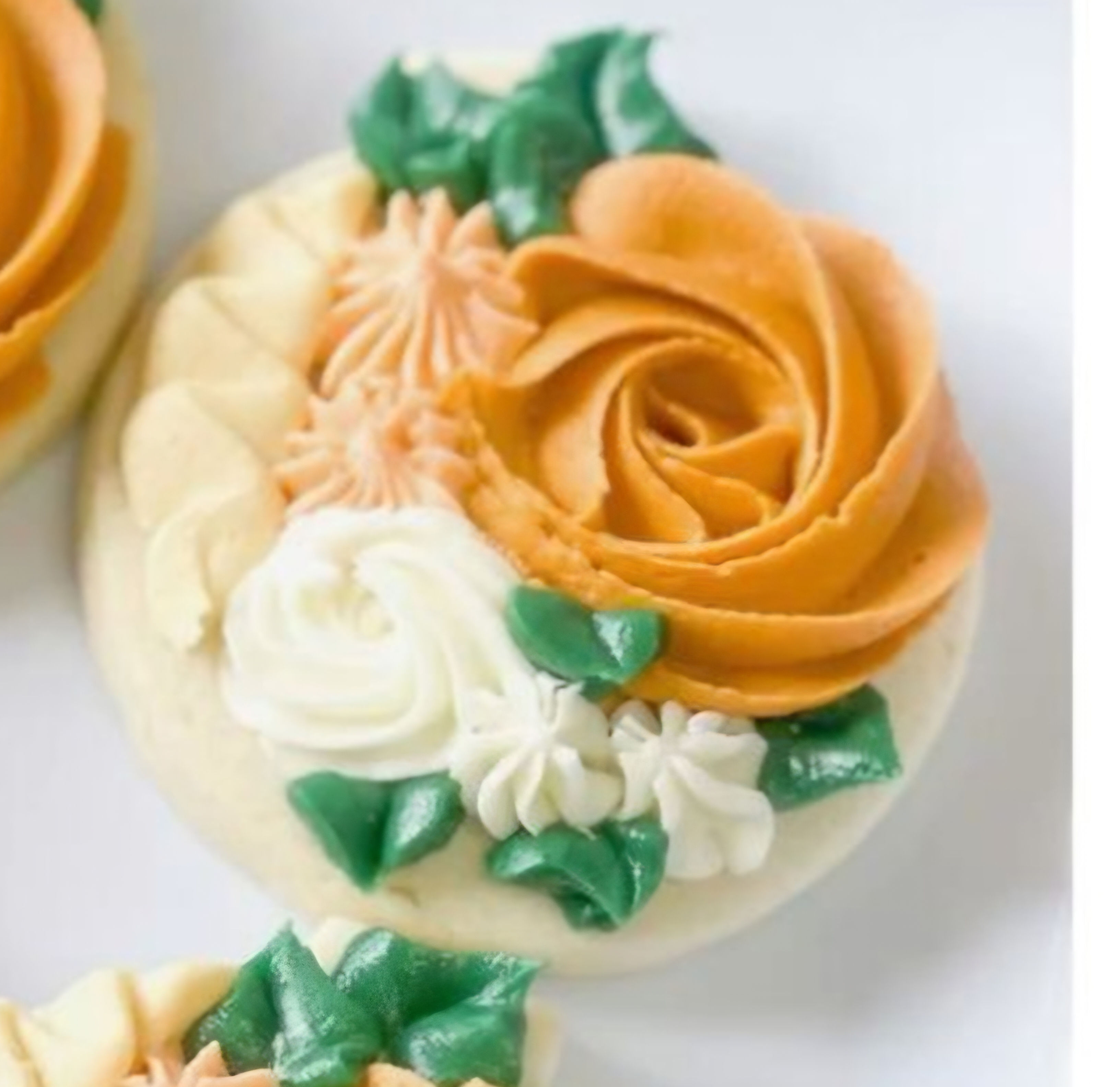 Buttercream Frosted Decorated Cookies