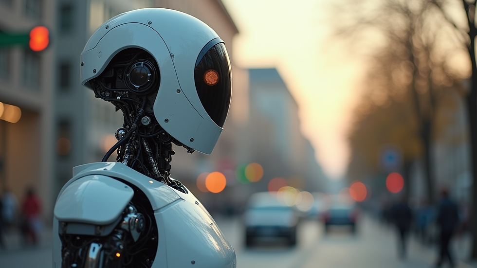 Yüksek açıdan, güneş enerjisi santralinde çalışan temizlik robotu