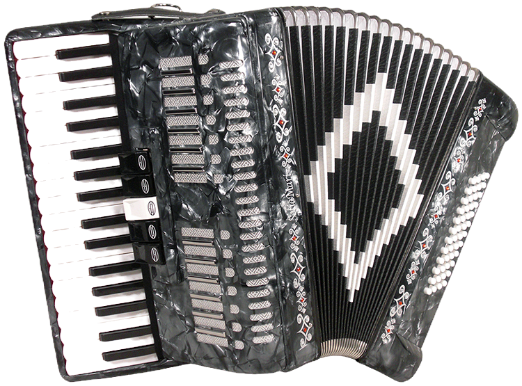 Thumbnail: SofiaMari SM-3448 Piano Accordion Outfit, 34 Key, 48 Bass w/Case & Straps