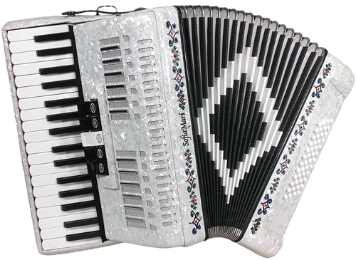 サルート　84グループ　アネモネ　ソングM  IV  プレステージ SofiaMari SM-3448 Piano Accordion Outfit, 34 Key, 48 Bass w/Case