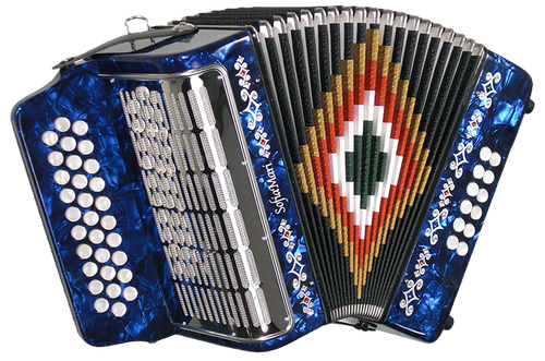 SofiaMari SM3112 Accordion Outfit, 31 Button, 12 Bass Diatonic w