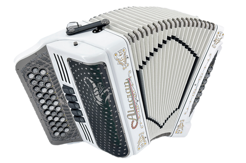 Alacran NAL3412 5R, 34 Button, 12 Bass, 5 Switch Accordion w