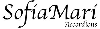 SofiaMari Accordions Logo in Black and white