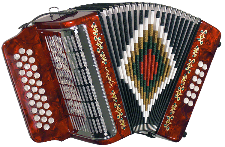 Thumbnail: SofiaMari SM3112 Accordion Outfit, 31 Button, 12 Bass Diatonic w/Case & Straps