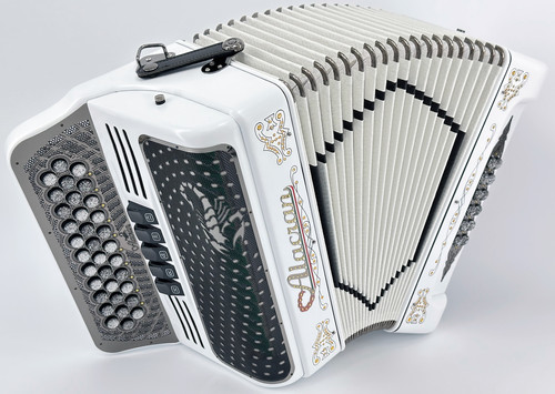 Alacran NAL3412 5R, 34 Button, 12 Bass, 5 Switch Accordion w/Pre