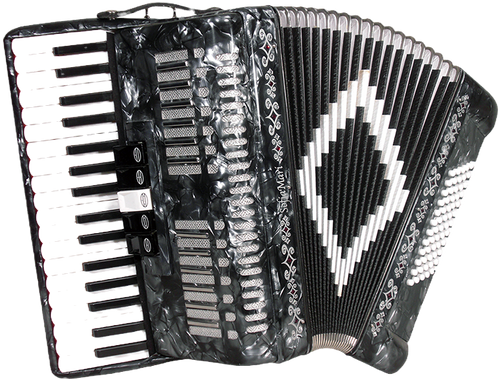 SofiaMari SM3472 Piano Accordion Outfit 34 Key, 72 Bass w/Case