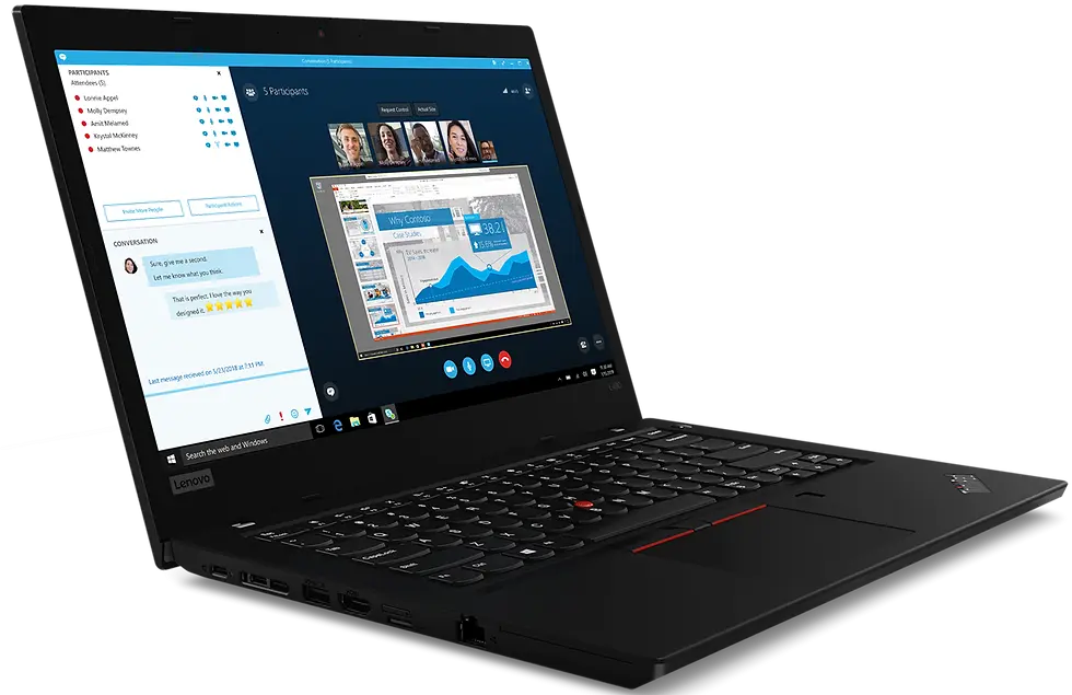 Miniatura: Lenovo ThinkPad L490 Intel Core i5-8265U 8GB RAM 512GB SSD 14" Full HD W11P (A)