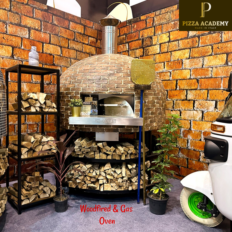 Thumbnail: brick wood fired pizza oven