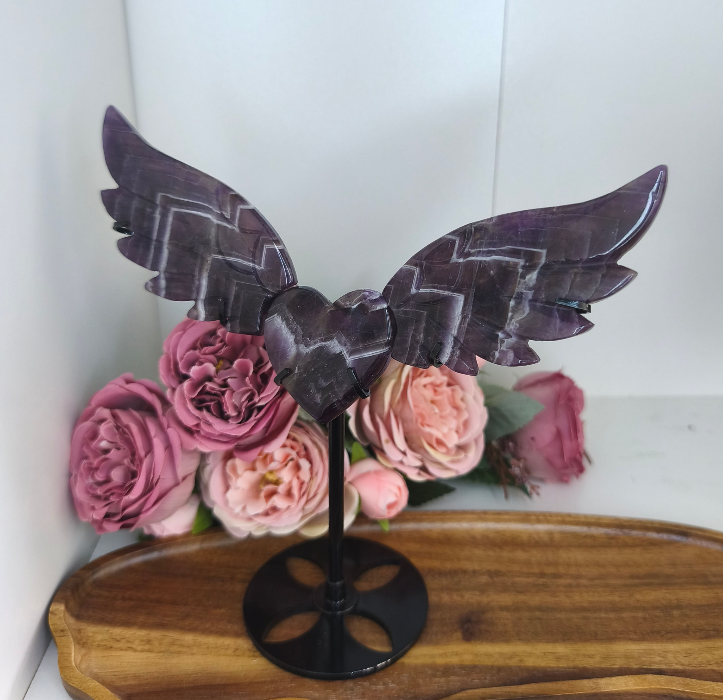 Dream Amethyst Flügel Herz