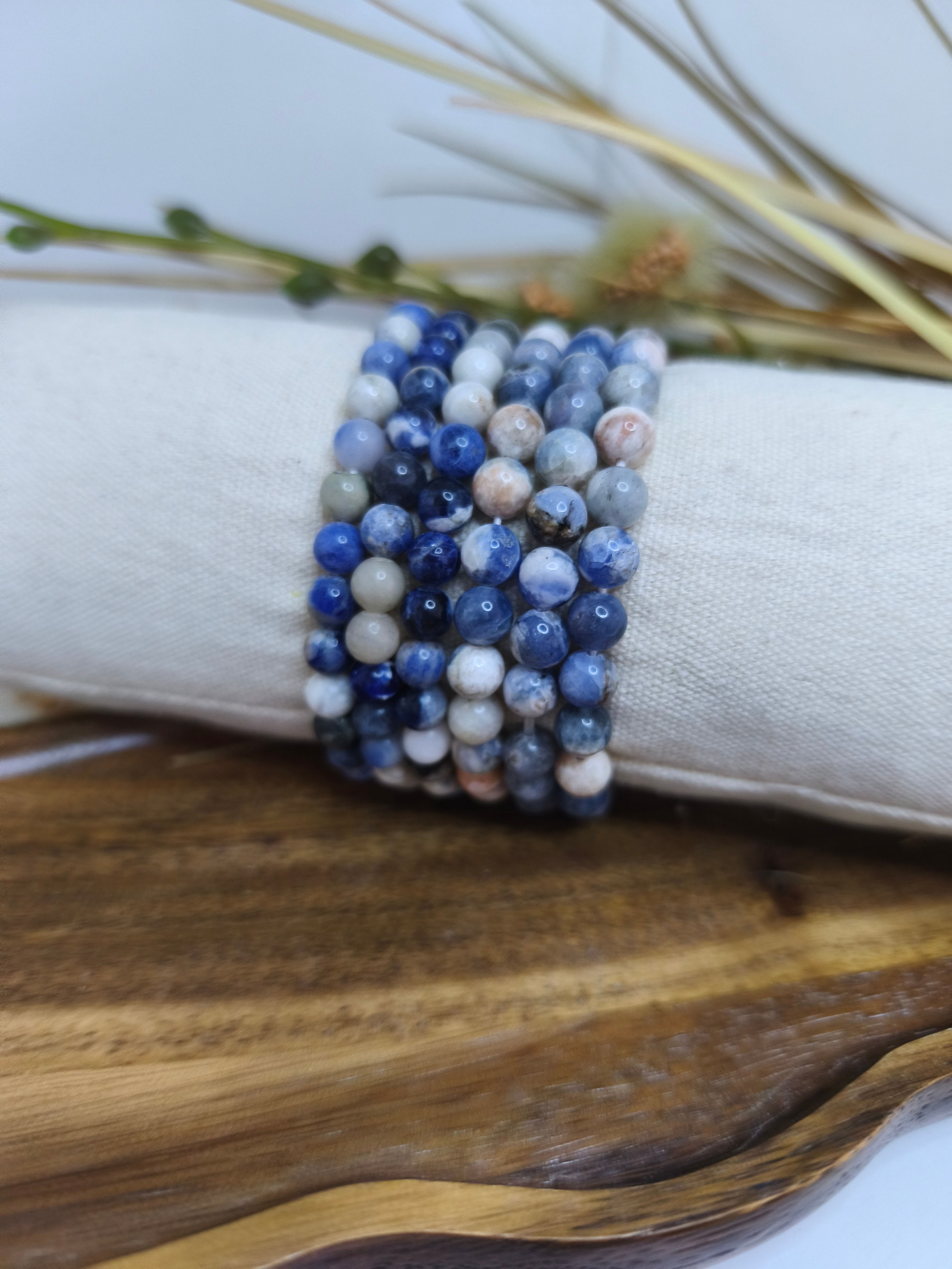 Sodalith Kugel Armband