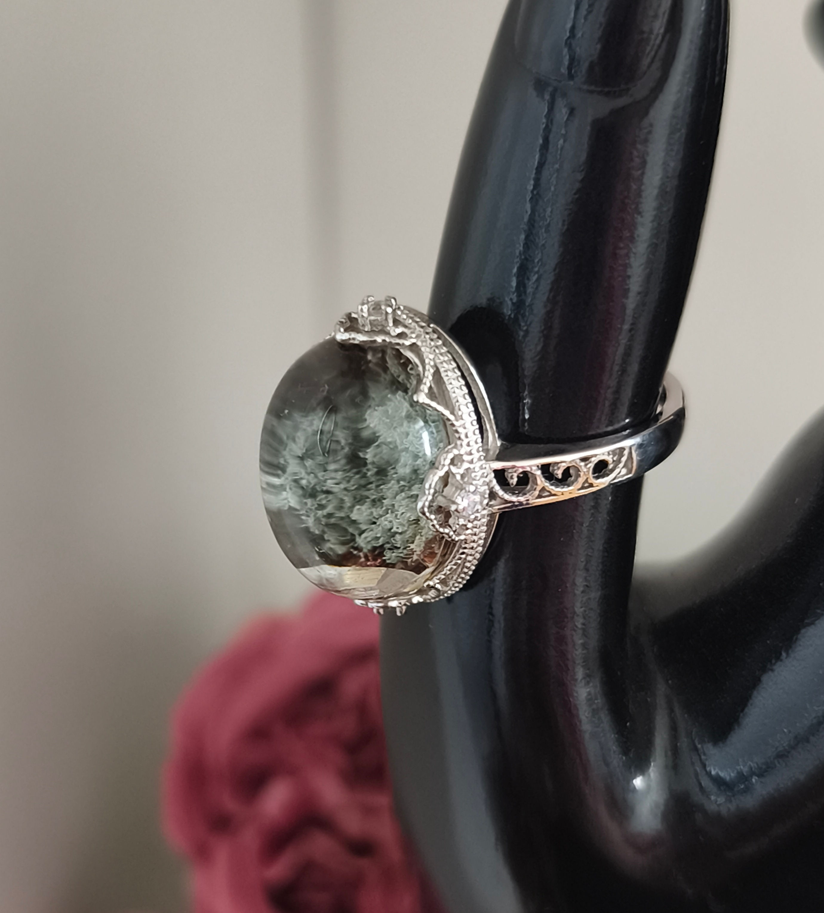 Gartenquarz Ring S925